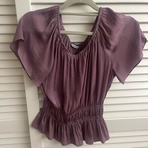 Purple Cinched Top